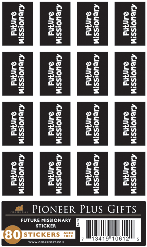 Future Missionary - Stickers