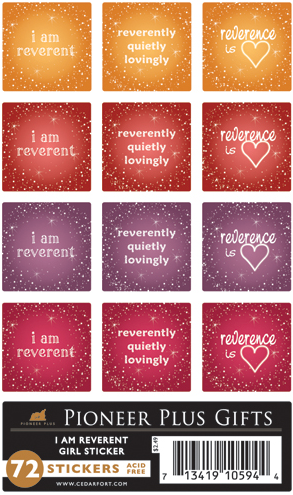 I Am Reverent - Stickers - Cedar Fort Publishing & Media