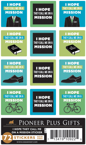 I Hope They Call Me On A Mission - Stickers - Boy