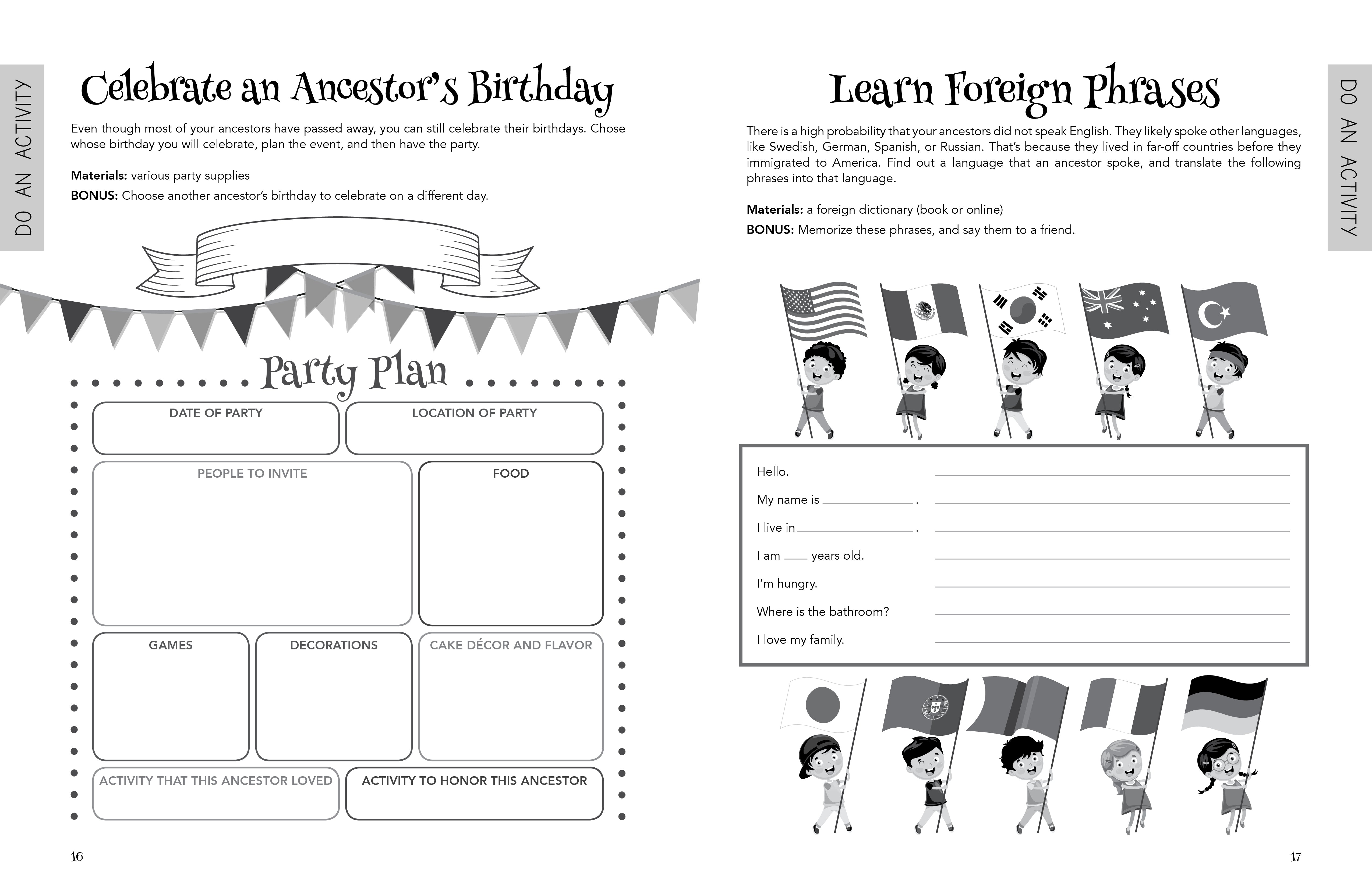 Turning Little Hearts Family History for Kids!