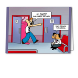 "Signs of Language Trouble" Greeting Card - Elder