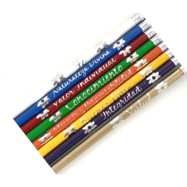Young Women Values - Pencils - Spanish - Cedar Fort Publishing & Media