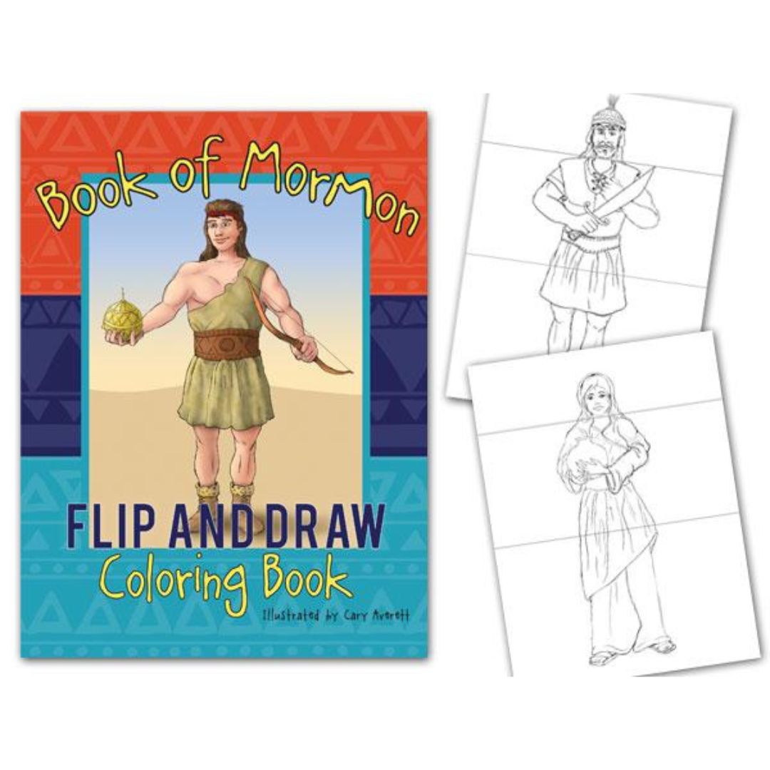 Book of Mormon Flip & Draw - Coloring Book - Cedar Fort Publishing & Media