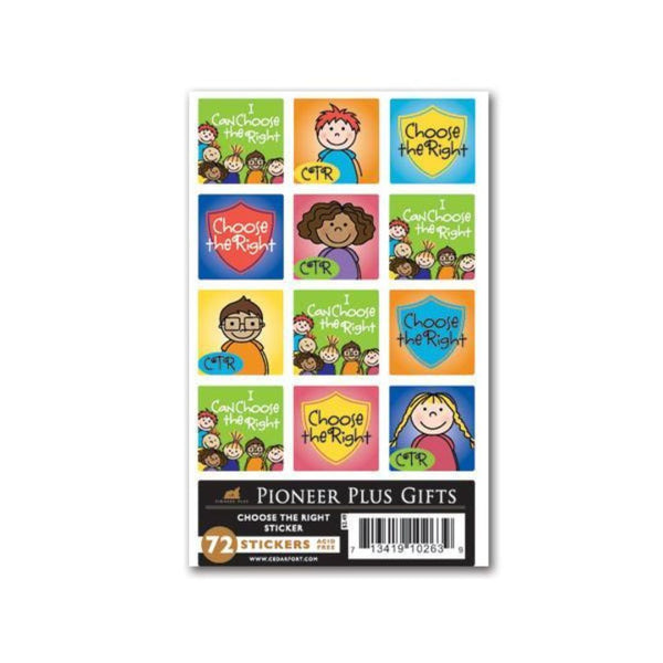 Choose the Right - Stickers - Cedar Fort Publishing & Media