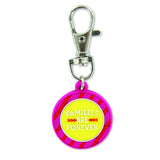 Families Are Forever - Zipper Charm - Girl