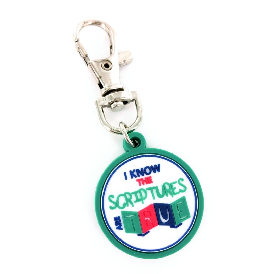 I Know the Scriptures Are True - Zipper Charm - Cedar Fort Publishing & Media