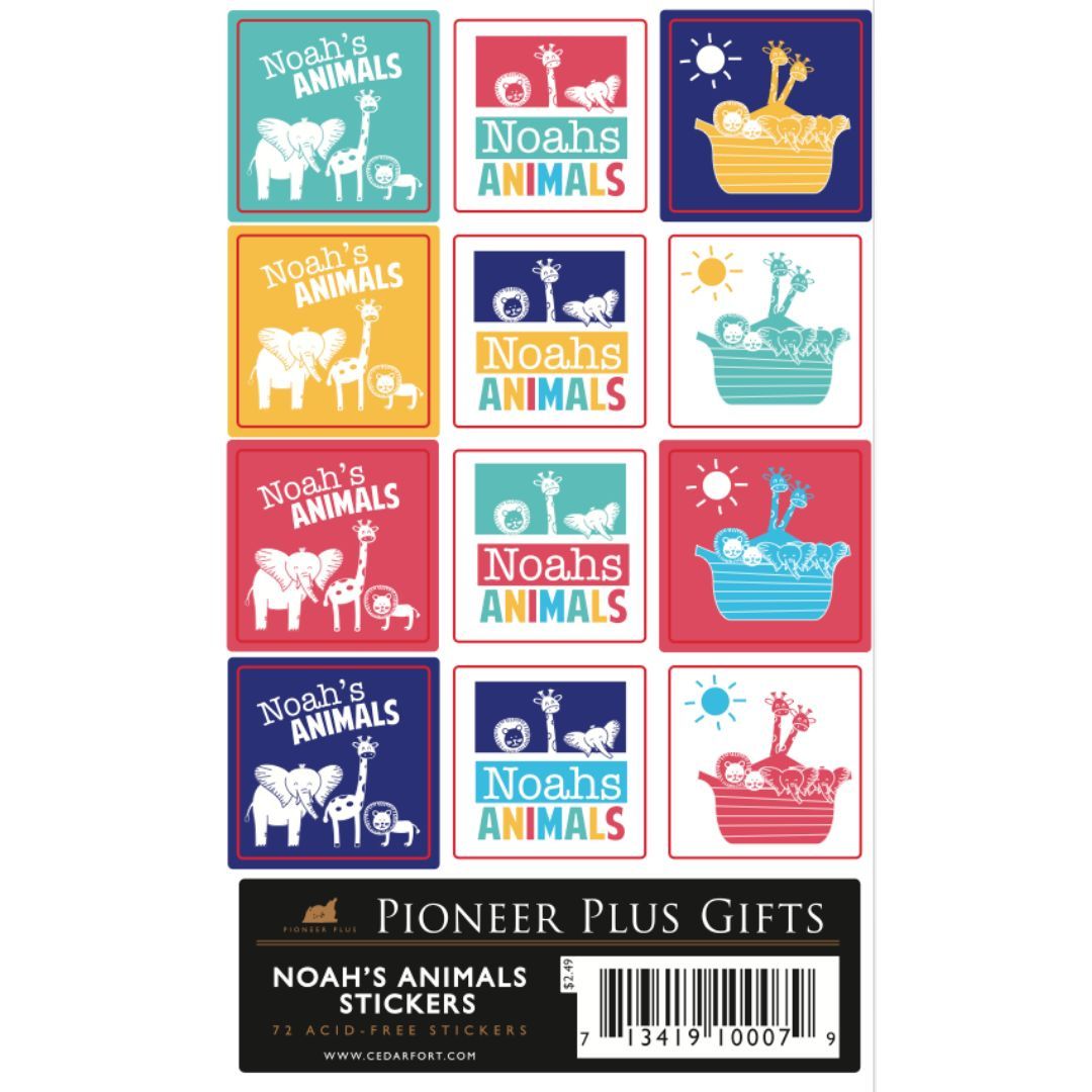 Noah's Animals - Stickers - Cedar Fort Publishing & Media