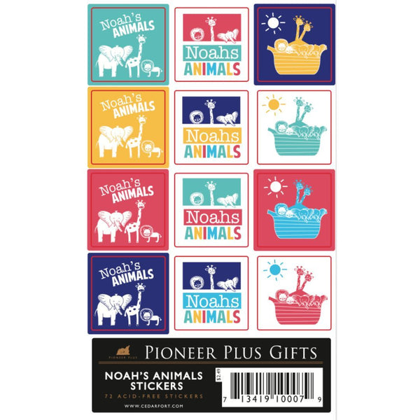 Noah's Animals - Stickers - Cedar Fort Publishing & Media