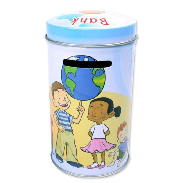 Tithing - Tin Bank - Boy - Round - Cedar Fort Publishing & Media