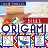 The image shows the cover of a book titled 'Bible Origami' by Todd Huisken. The cover features a wooden origami figure shaped like a boat, with the text 'Shepherd's Cook' and 'Jonah & The Whale' on it, indicating themes related to the Bible.