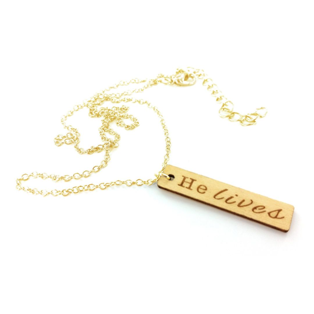 He Lives Necklace - Cedar Fort Publishing & Media