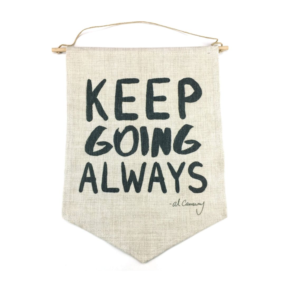 Al Carraway - Keep Going Always - Decor - Wall Tapestry - Cedar Fort Publishing & Media
