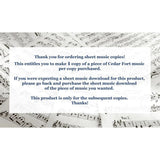 Copies of - Perfect Love - Sheet Music - Download (from "Zion" by Blake Gillette)