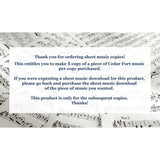 Copies of - With All Your Light - Sheet Music - Download (from "Zion" by Blake Gillette)