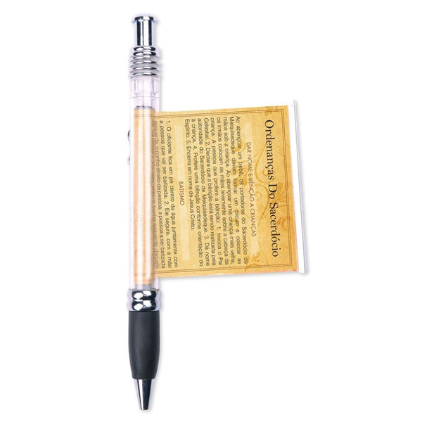 Priesthood Ordinances - Pen - Scroll - Portuguese - Cedar Fort Publishing & Media