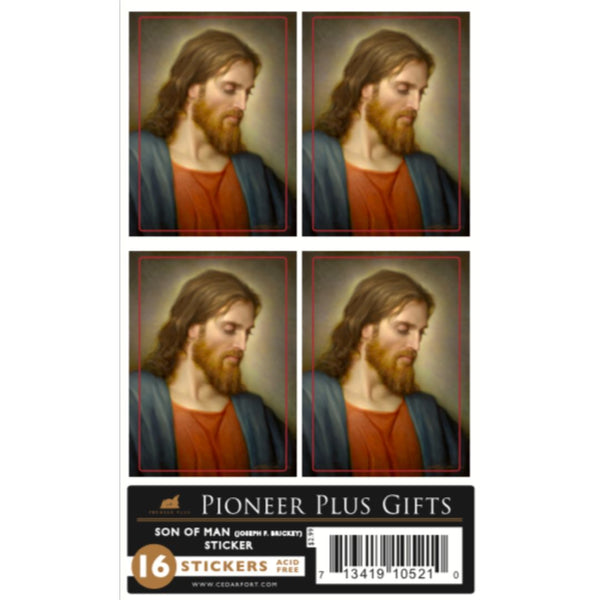Sticker-Son of Man (Brickery Art) - Cedar Fort Publishing & Media