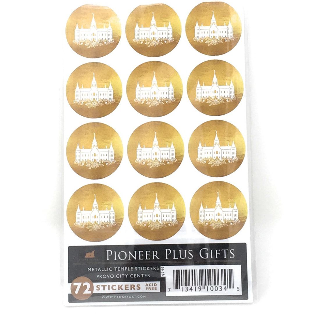Provo City Center Temple - Stickers - Metallic - Cedar Fort Publishing & Media