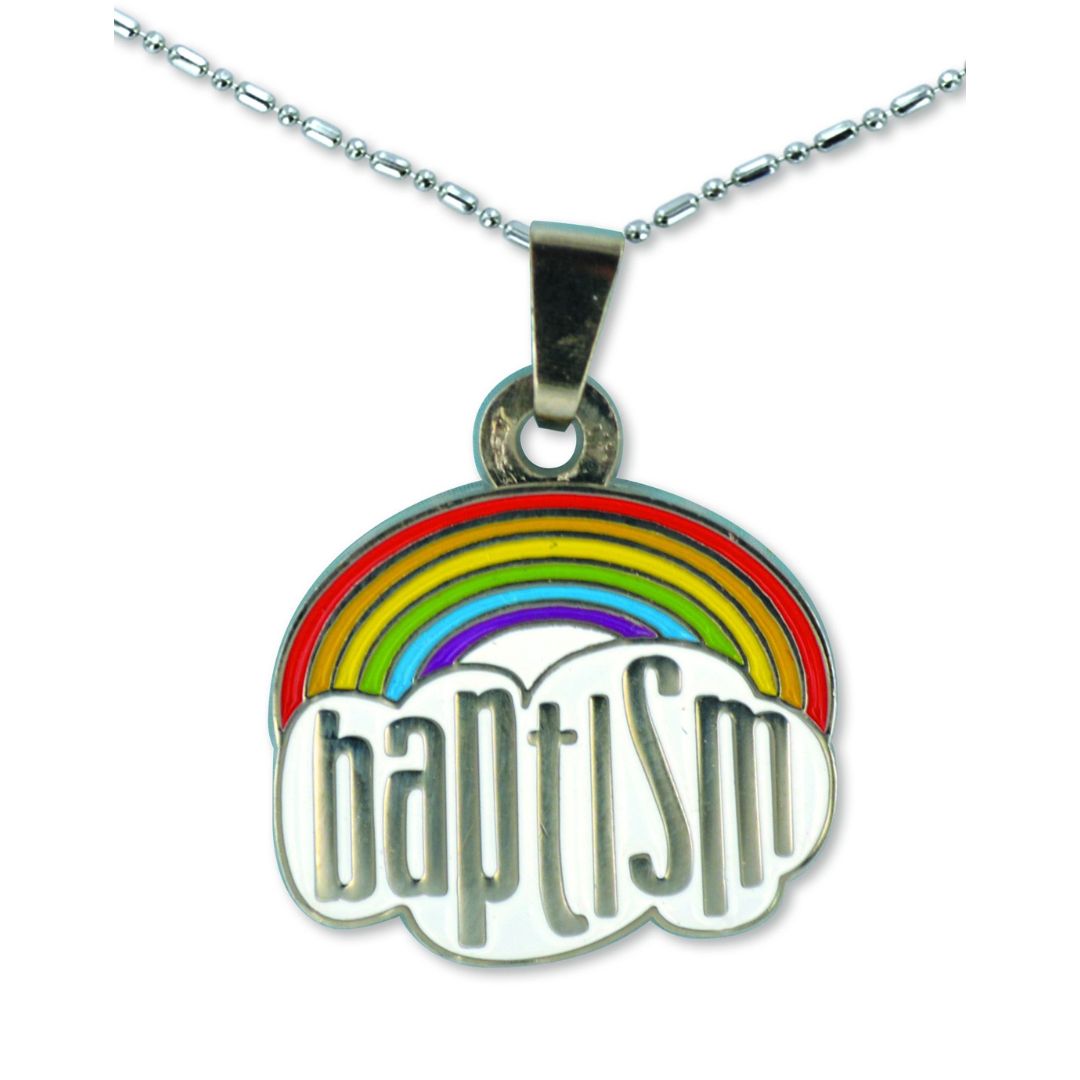 Rainbow - Baptism - Necklace - Cedar Fort Publishing & Media