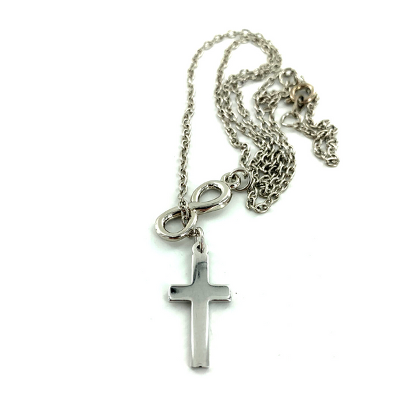 Infinity Cross - Necklace - Silver - Cedar Fort Publishing & Media
