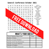 General Conference Word Search and Game