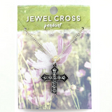 Jewel Cross Necklace Pendant