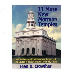11 More New Mormon Temples - Cross Stitch