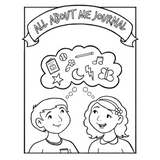 All About Me Children's Coloring Journal