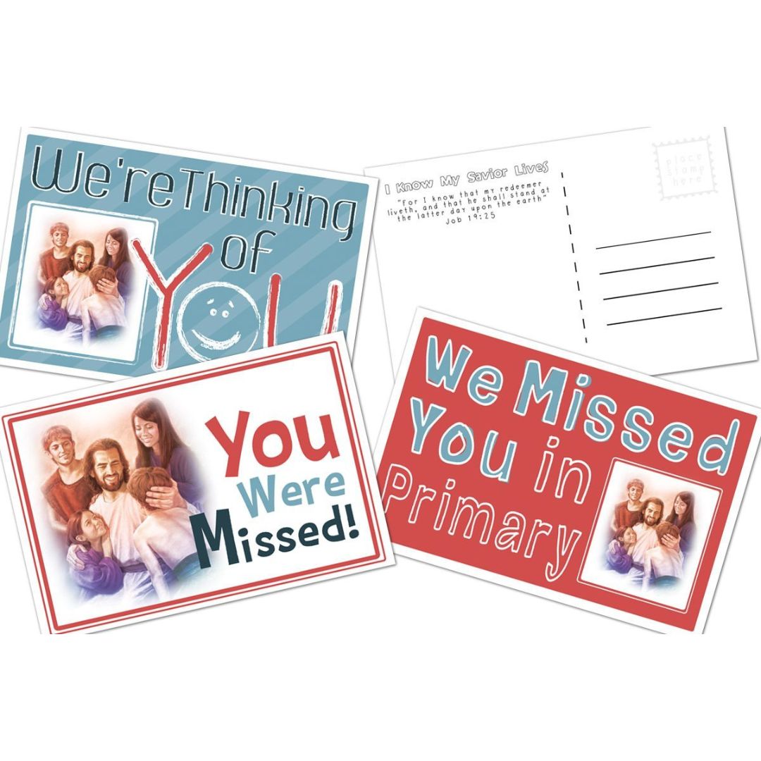 You Were Missed  - Postcards - Primary - 10pk - Cedar Fort Publishing & Media