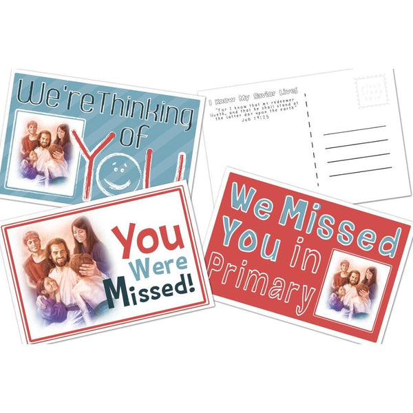 You Were Missed  - Postcards - Primary - 10pk - Cedar Fort Publishing & Media