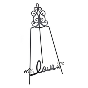 Love - Metal Easel - Black