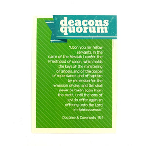 Deacons Quorum Pocket Card