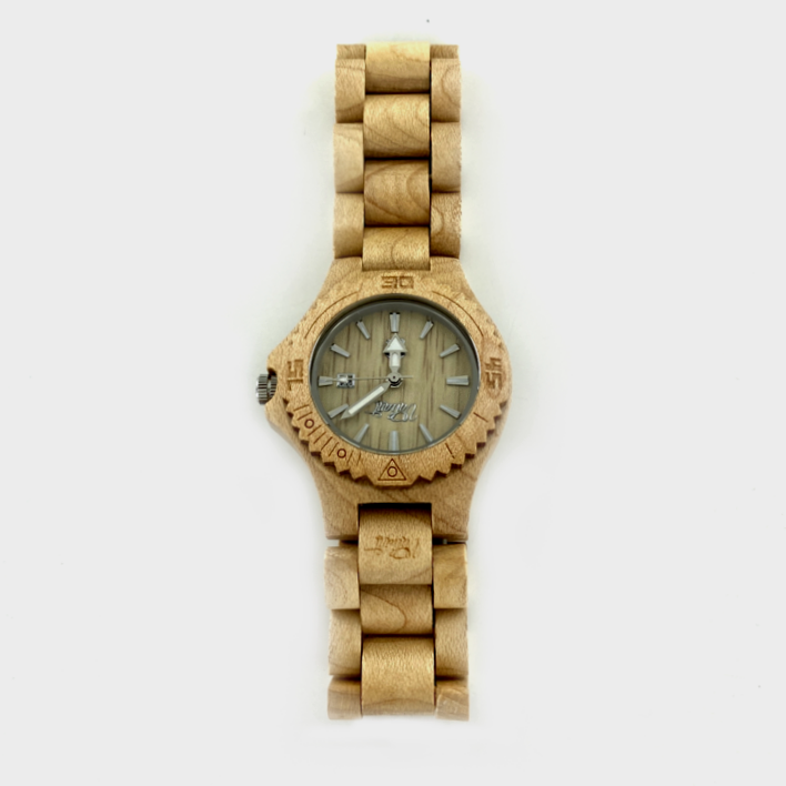 Valiant Women's Wooden Watch - Maple - Cedar Fort Publishing & Media