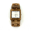 Valiant Men's Wooden Watch - Zebra Wood (White) - Cedar Fort Publishing & Media