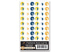 Angel Moroni Mini Stickers - Blue & Gold