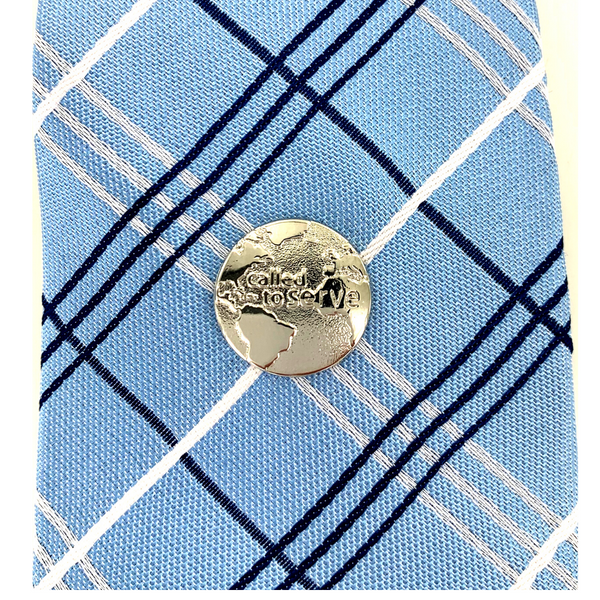 Called to Serve Tie Tack- Globe - Cedar Fort Publishing & Media