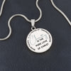 Charity Is: Silver Pendant, Engrave-able