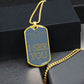 I see you dog tag necklace