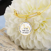 Charity Is: Gold Bangle Bracelet, Engrave-able