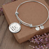 Charity Is: Silver Bangle Bracelet