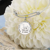 Charity Is: Silver Bangle Bracelet