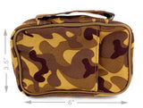 Scripture Tote with Pocket - Brown Camo