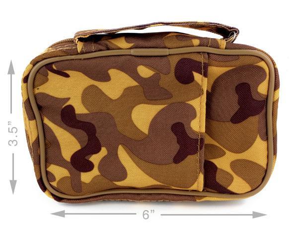 Scripture Tote with Pocket - Brown Camo