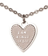 C955 Neck. Child of God Heart Sil