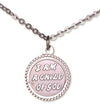 C952 Necklace Child/God Round Silv