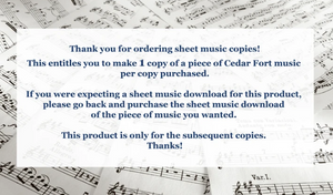 Sheet Music Copy - Marvin Goldstein