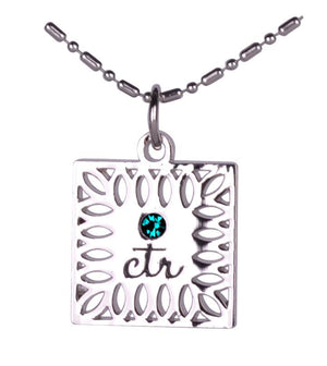 D645 Necklace CTR Birthstone Mar-- Aquamarine
