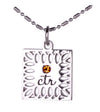 D655 Necklace CTR Birthstone Nov-- Topaz