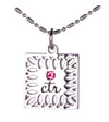 D654 Necklace CTR Birthstone Oct-- Rose