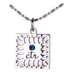 D653 Necklace CTR Birthstone Sep-- Sapphire
