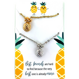Best Friends Pineapple Necklaces